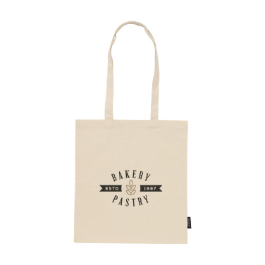 Logo trade promotional merchandise picture of: ShoppyBag GRS Recycled Cotton (180 g/m²)