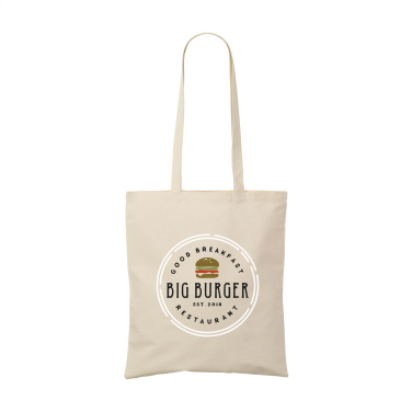 Logo trade promotional giveaway photo of: ShoppyBag (180 g/m²) long handles cotton bag