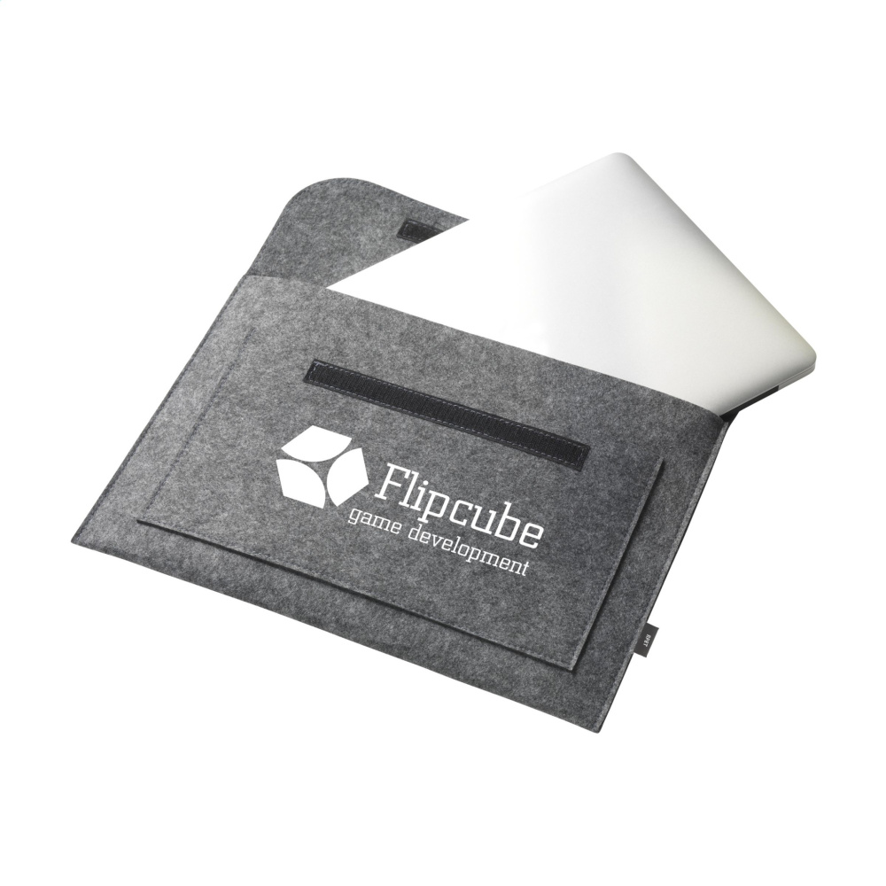 Logo trade corporate gifts picture of: Papillon GRS RPET laptop case