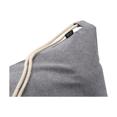 Logotrade promotional merchandise photo of: GRS Recycled Cotton PromoBag (180 g/m²) backpack