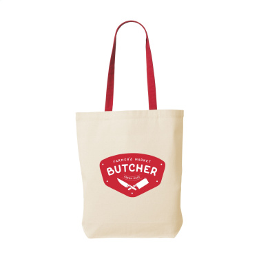 Logotrade corporate gift picture of: Canvas Shoppy Colour (220 g/m²) bag