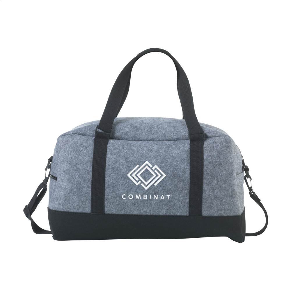 Logotrade business gifts photo of: Feltro GRS RPET Weekend Bag travelling bag