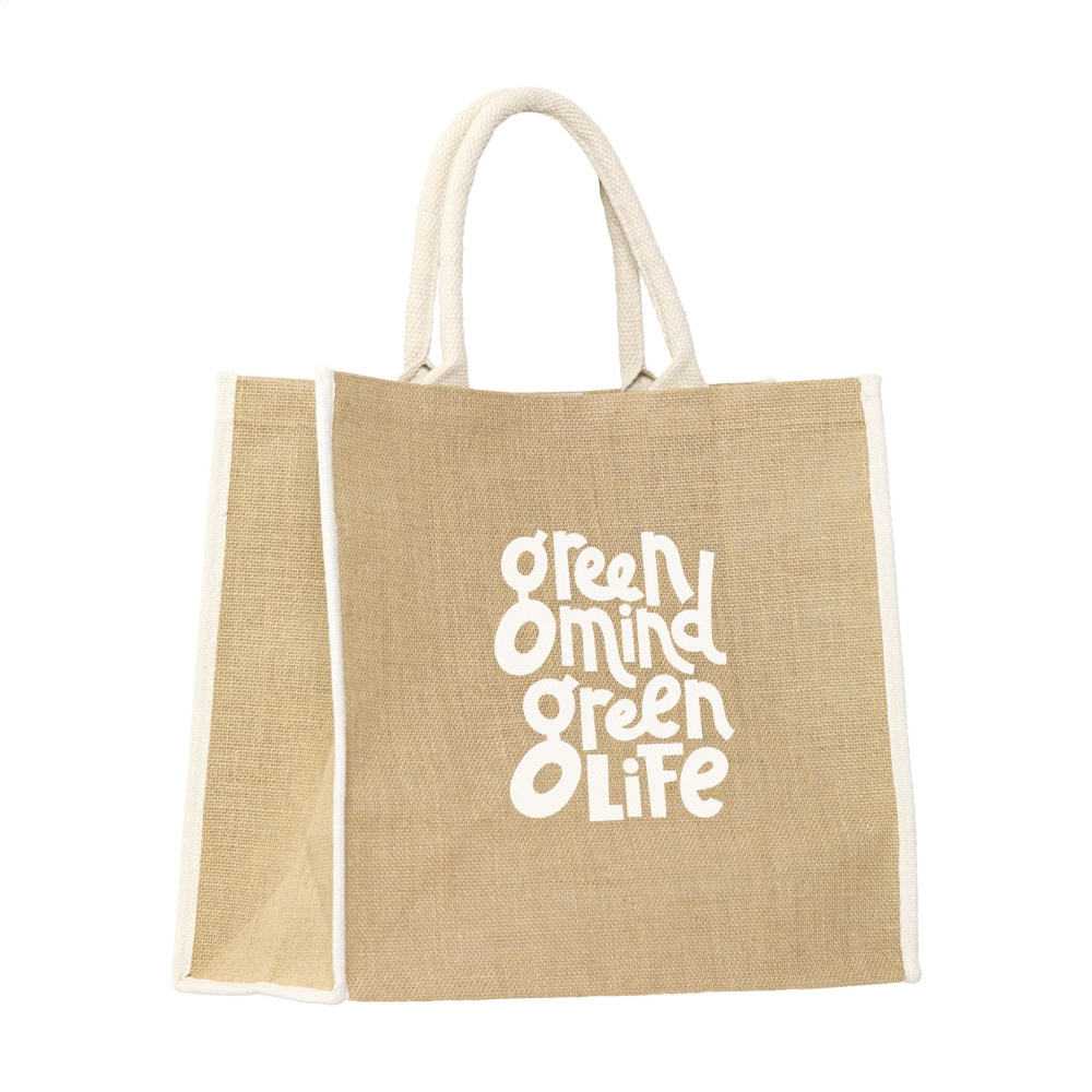 Logotrade promotional giveaway image of: Gerona Jute Shopper bag
