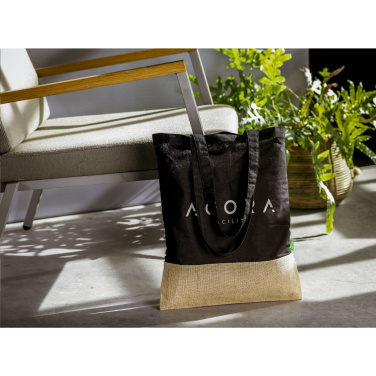 Logotrade business gift image of: Combi Organic Shopper (160 g/m²) bag