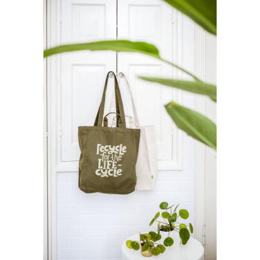 Logo trade promotional products image of: Organic Cotton Canvas Tote Bag (280 g/m²)