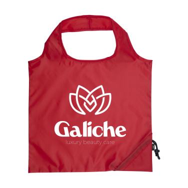 Logo trade business gifts image of: Strawberry GRS RPET foldable bag