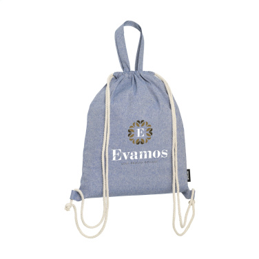 Logotrade promotional item image of: GRS Recycled Cotton PromoBag Plus (180 g/m²) backpack
