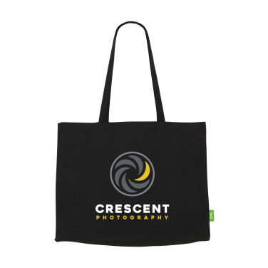 Logo trade promotional giveaways image of: ECO Shopper GOTS Organic Cotton (180 g/m²) bag