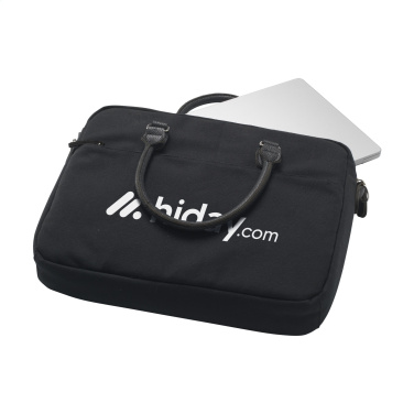 Logo trade business gift photo of: Denver Recycled Canvas 15.6-inch laptop bag