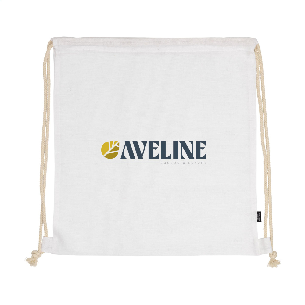 Logo trade corporate gifts picture of: PromoColour GRS Recycled Cotton Backpack (150 g/m²)