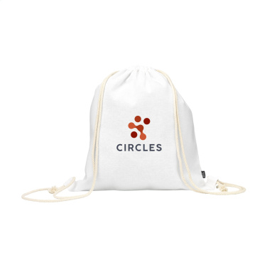 Logotrade advertising product image of: PromoColour GRS Recycled Cotton Backpack (150 g/m²)