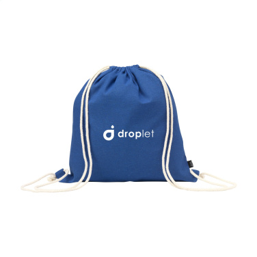 Logotrade promotional giveaway picture of: PromoColour GRS Recycled Cotton Backpack (150 g/m²)