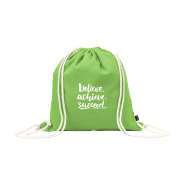 Logotrade business gifts photo of: PromoColour GRS Recycled Cotton Backpack (150 g/m²)