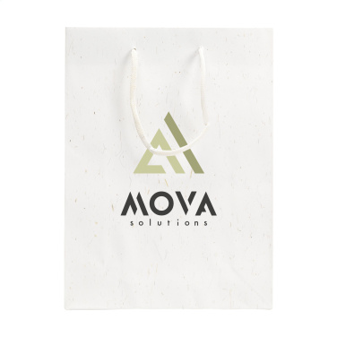 Logo trade promotional items image of: Leaf It Bag recycled with straw fibres (180 g/m²) M