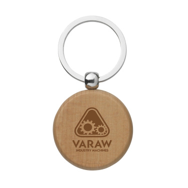 Logotrade corporate gift picture of: WoodKey Circle keychain