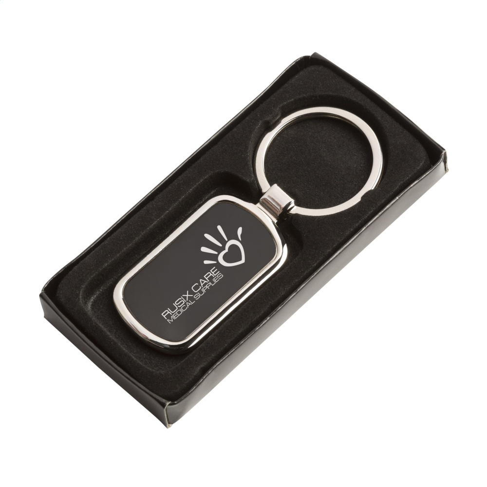 Logo trade promotional items image of: KeyTag Rectangular keyring