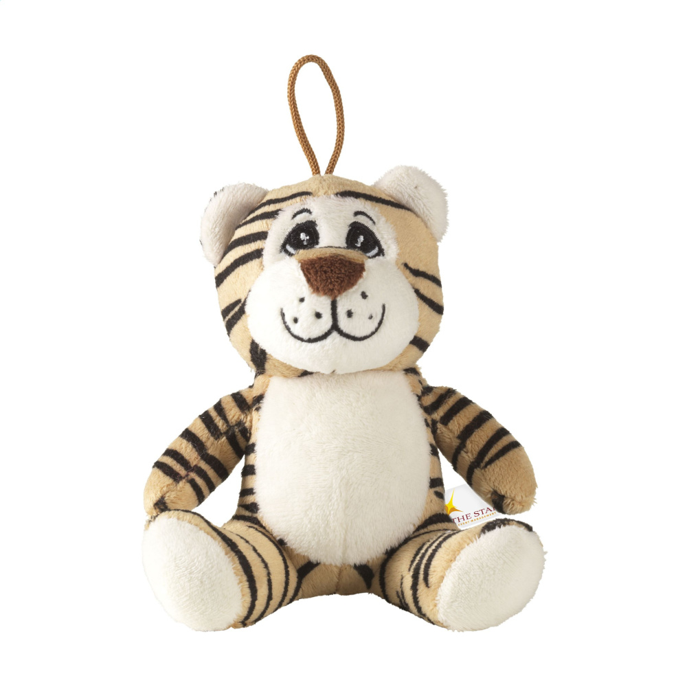Logotrade promotional product picture of: Animal Friend Tiger cuddle toy