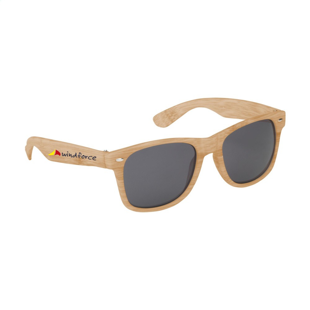 Logo trade advertising products picture of: Looking Bamboo sunglasses