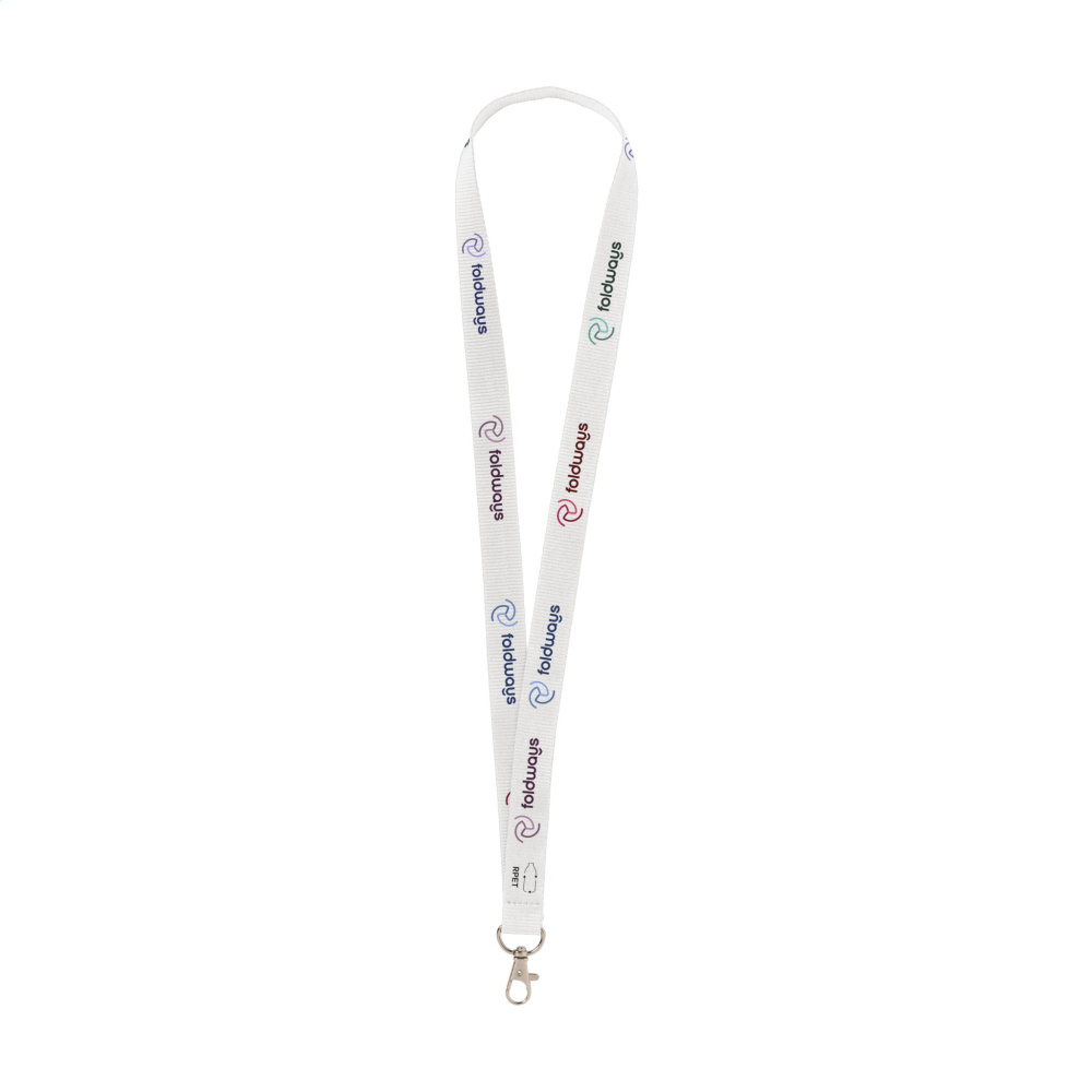 Logotrade promotional product picture of: Lanyard Sublimation RPET 2 cm keycord