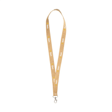 Logo trade corporate gifts image of: Lanyard Cork 2 cm keycord