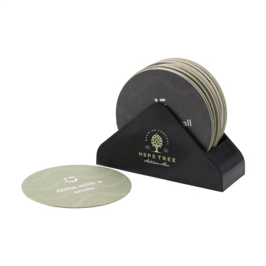 Logotrade promotional items photo of: Recycled Holder Beer Coasters