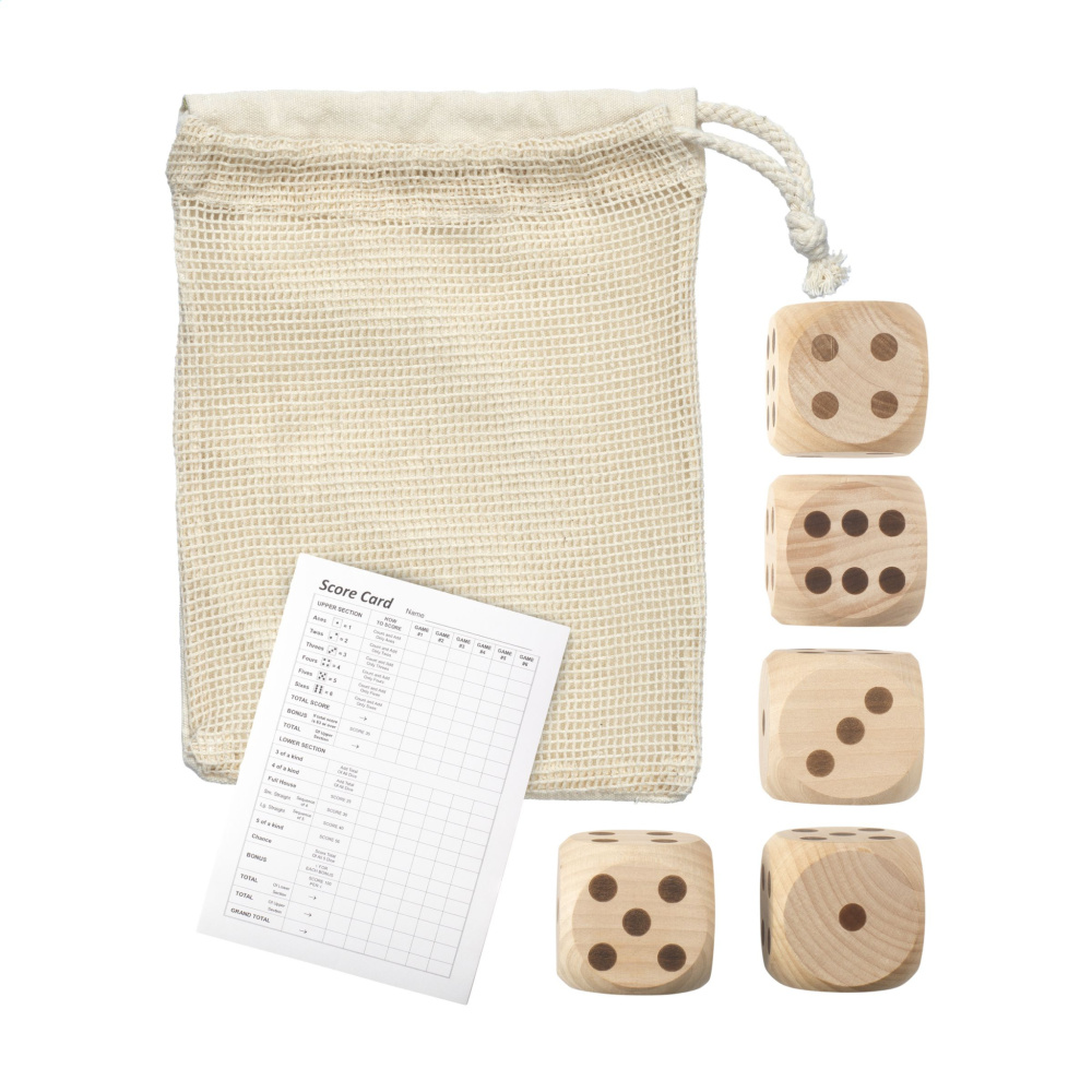 Logo trade business gifts image of: Outdoor Dice Game