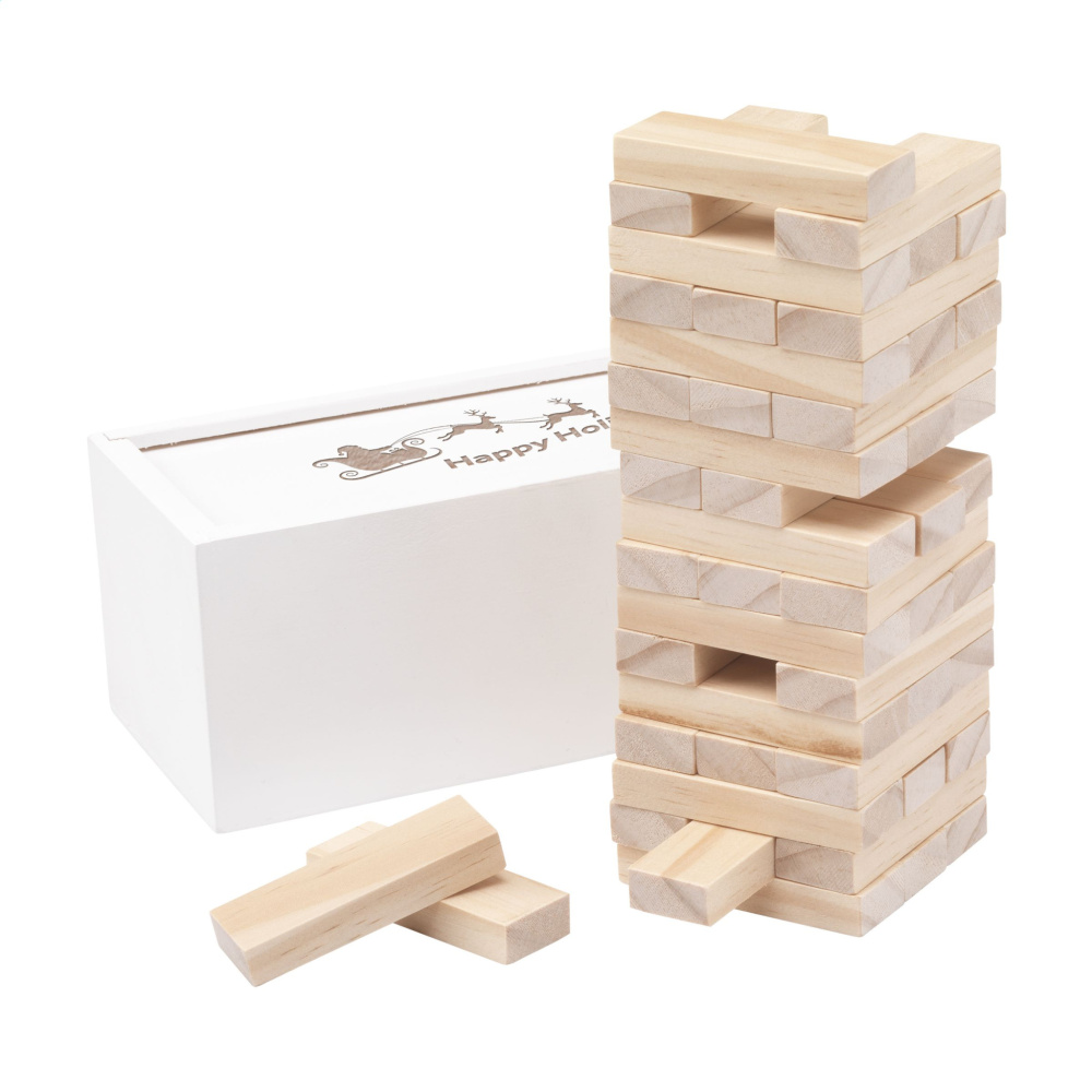 Logotrade promotional product image of: Tower Game Deluxe X-Mas