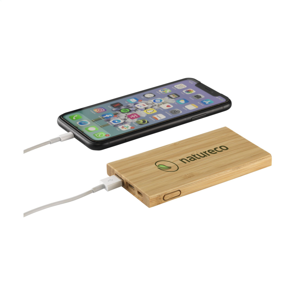 Logotrade promotional gifts photo of: Bamboo 4000 Powerbank external charger
