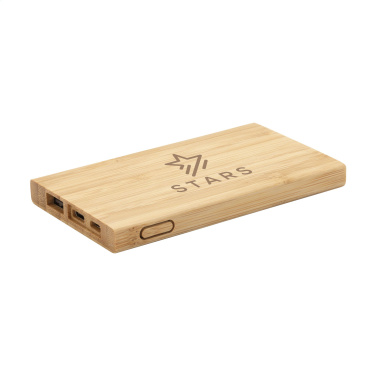Logotrade promotional gift image of: Bamboo 4000 Powerbank external charger