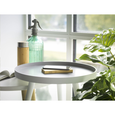 Logotrade business gift image of: Bamboo 8000 Wireless Powerbank wireless charger