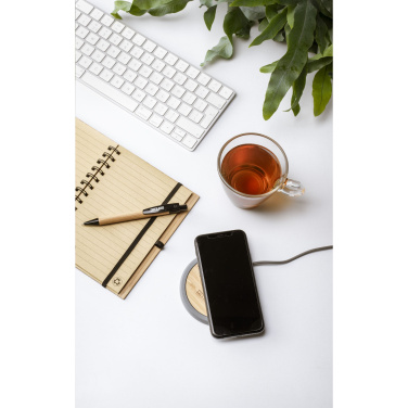 Logo trade business gift photo of: Lidos Stone ECO 10W Wireless Charger