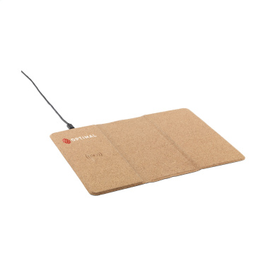 Logotrade corporate gift picture of: Cork Wireless Charging Mousepad