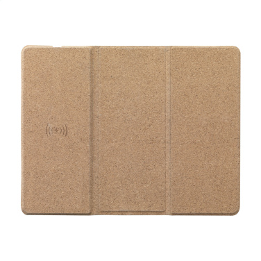 Logo trade corporate gifts image of: Cork Wireless Charging Mousepad