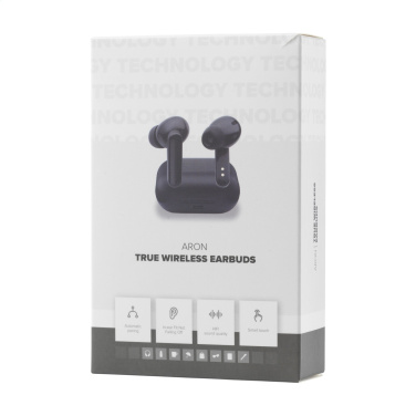 Logotrade promotional merchandise picture of: Aron TWS Wireless Earbuds in Charging Case
