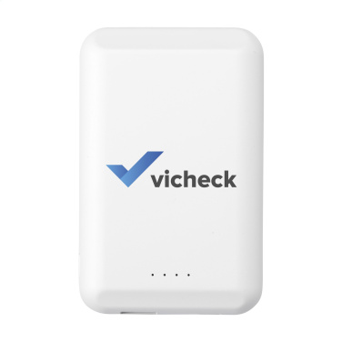 Logotrade promotional gift image of: Force Magnetic RCS Recycled Wireless Powerbank 5000