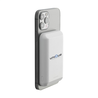 Logotrade promotional gift image of: Force Magnetic RCS Recycled Wireless Powerbank 5000