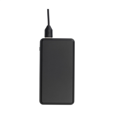 Logo trade promotional merchandise photo of: Boru Bamboo RCS Recycled ABS Powerbank Wireless Charger
