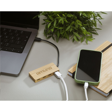 Logotrade corporate gift picture of: Fyra Bamboo Hub