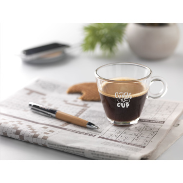 Logotrade business gift image of: Lugano Coffee Glass 230 ml