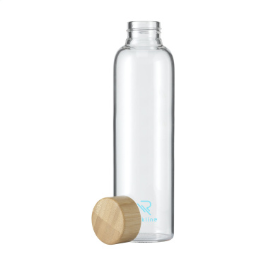 Logotrade promotional merchandise photo of: Senga Glass Bamboo 500 ml drinking bottle