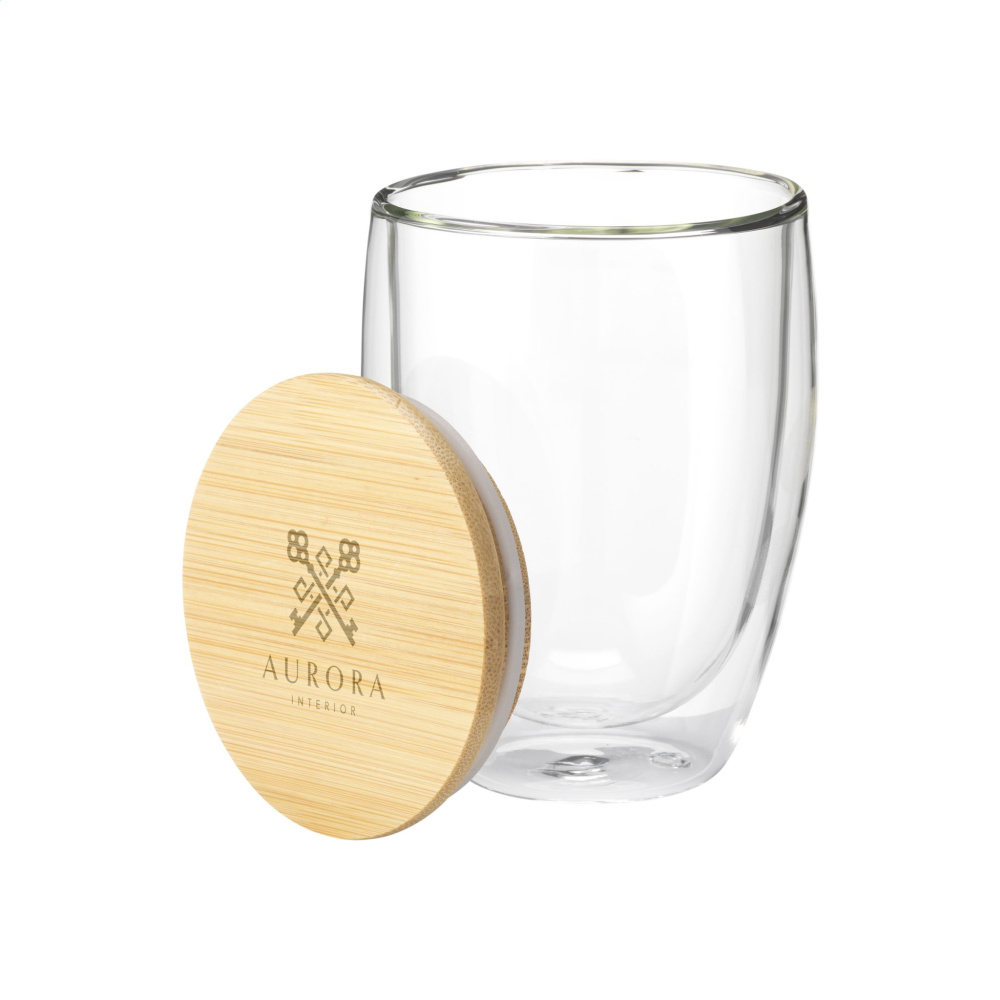 Logo trade promotional merchandise image of: Alba 350 ml double-walled glass