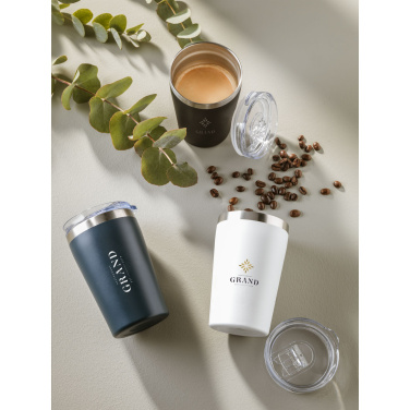 Logo trade promotional giveaway photo of: Re-Steel RCS Recycled Coffee Mug 380 ml thermo cup