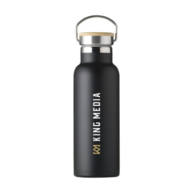Logo trade promotional gifts image of: Nordvik RCS Recycled Steel 500 ml drinking bottle