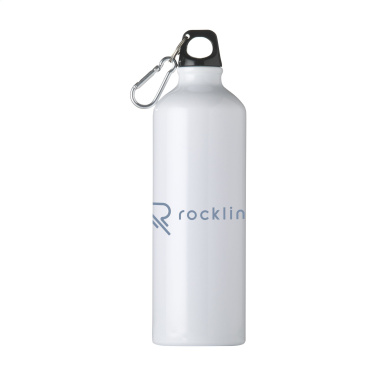 Logo trade promotional gifts picture of: AluMaxi GRS Recycled 750 ml water bottle