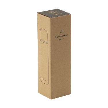 Logotrade business gift image of: ThermoColour RCS Recycled Steel 500 ml thermo bottle