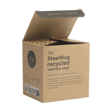 Logo trade promotional merchandise photo of: SteelMug RCS Recycled Steel 220 ml