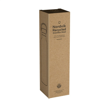 Logo trade promotional gifts picture of: Nordvik RCS Recycled Steel 750 ml