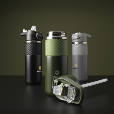 Logo trade advertising products picture of: Lynn RCS Recycled Steel Bottle 500 ml