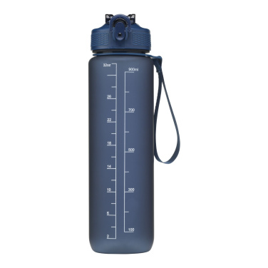 Logo trade promotional gifts image of: AquaSport GRS Recycled Water Bottle 1,000 ml