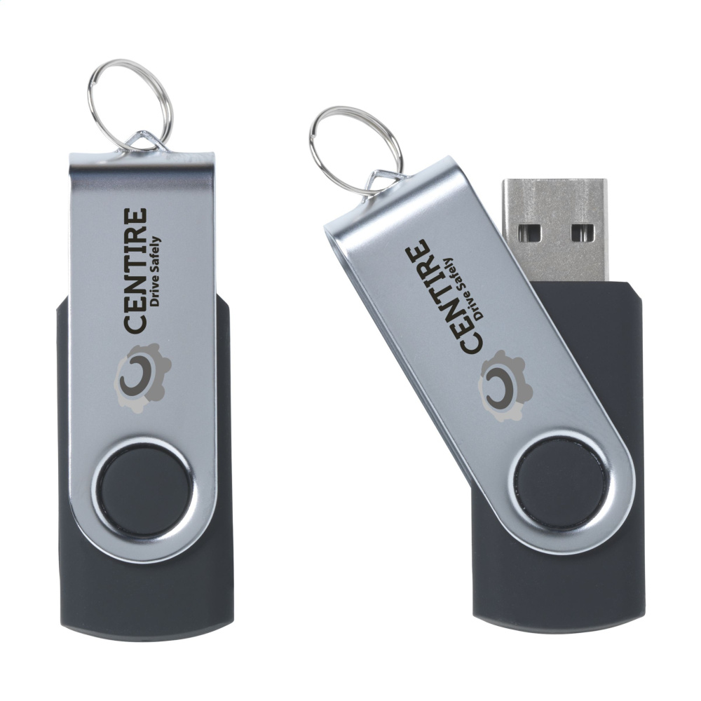 Logo trade corporate gift photo of: USB Twist from stock 4 GB